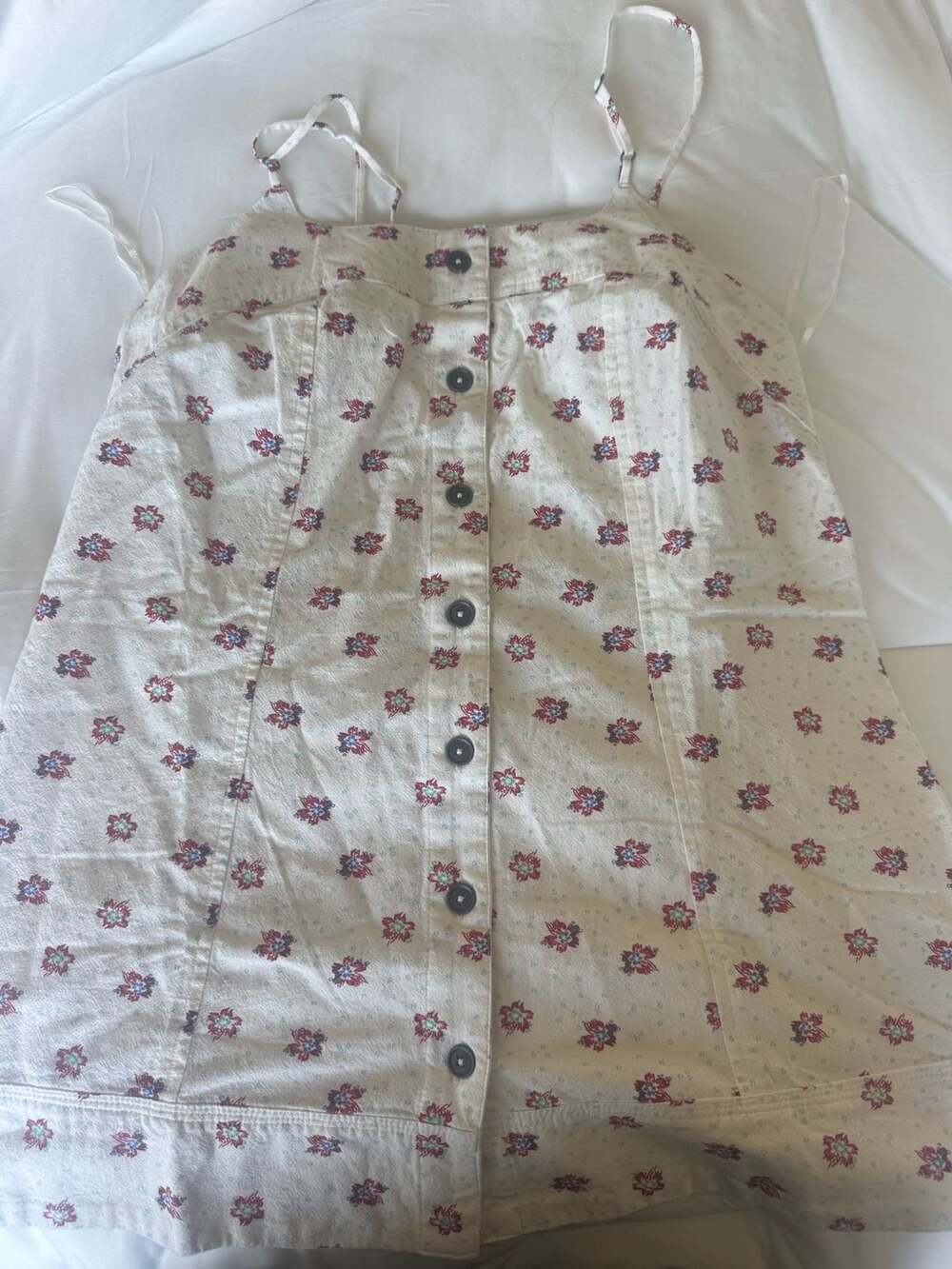 Free People Floral Print Button Front Camisole Top Size M